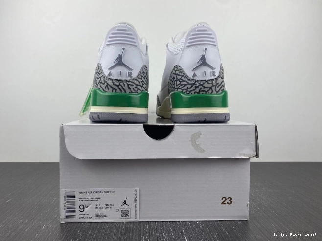 Jordan Green CK9246-136 (W) Retro 3 Lucky 0814